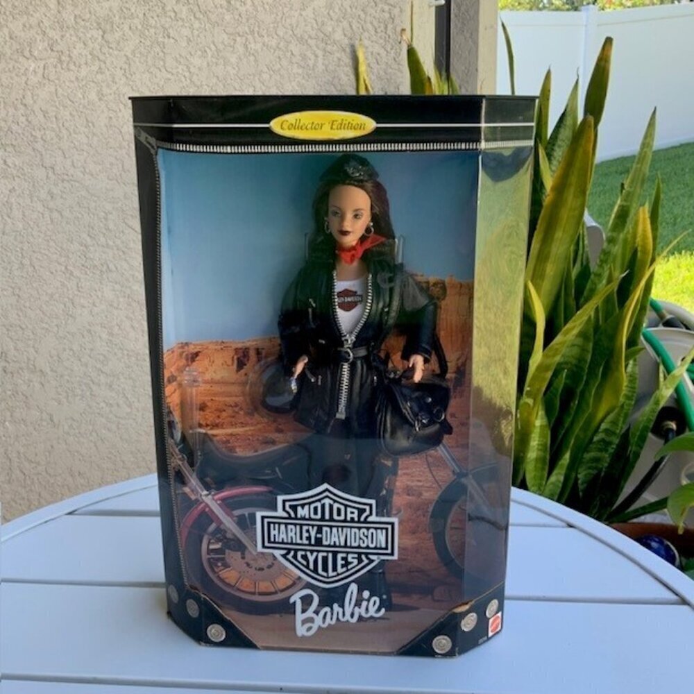 Harley-Davison 1998 Mattel Brunette Collector Edition Vintage Doll Barbie